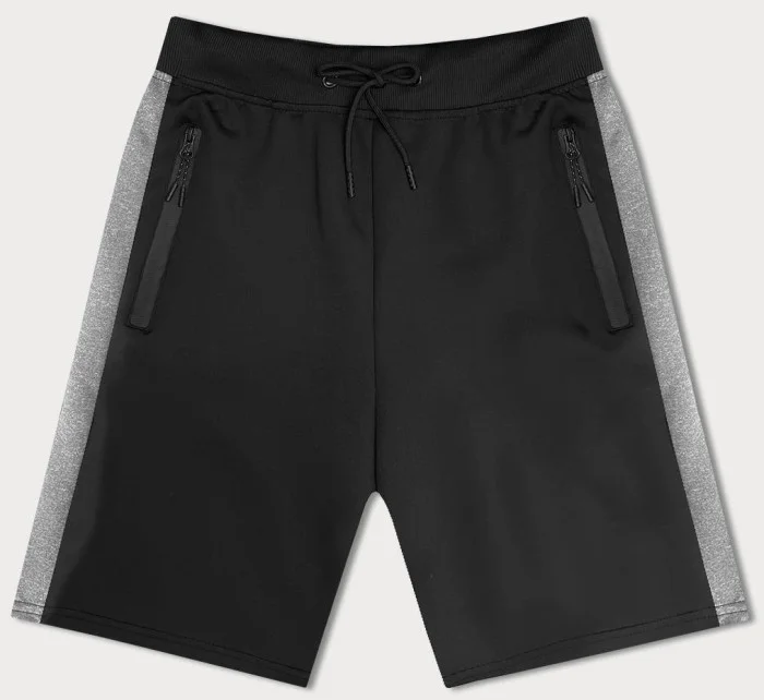 Čierne pánske športové kraťasy (8K281-3) Čierne pánske športové kraťasy (8K281-3)