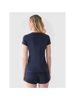 Dámske hladké tričko slim 4F NOSH4TSD001B-31S