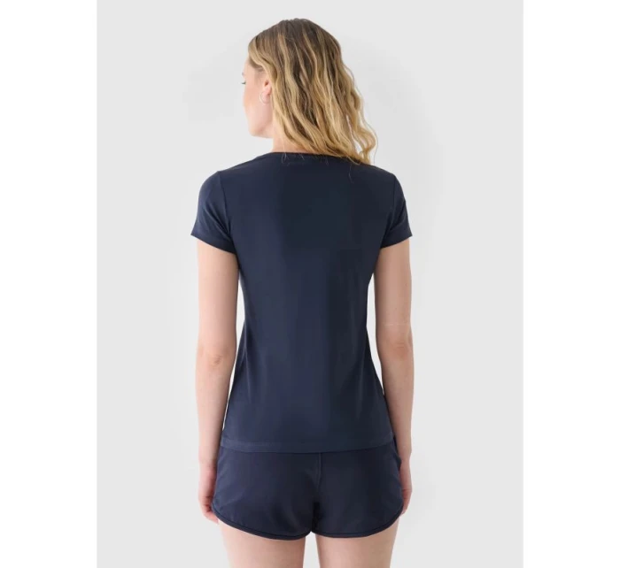 Dámske hladké tričko slim 4F NOSH4TSD001B-31S