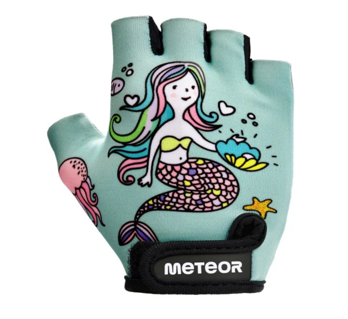 Detské cyklistické rukavice Jr 26169-26171 - Meteor