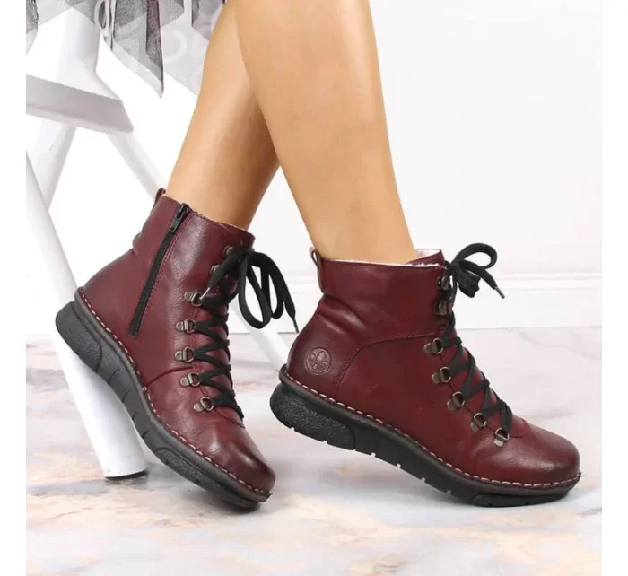 Pohodlné zateplené topánky Rieker W RKR559 Pohodlné zateplené topánky Rieker W RKR559