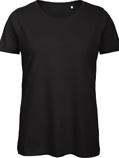 B&C Inspire T /women_° Dámske tričko s strihom Medium Fit z bio bavlny 01.TW43 čierne