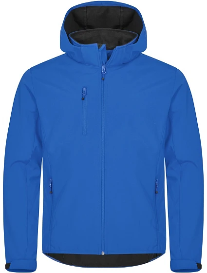Clique Classics Softshell Hoody M Pánska 3-vrstvová softshellová bunda s kapucňou 67.0912 kráľovská modrá Clique Classics Softshell Hoody M Pánska 3-vrstvová softshellová bunda s kapucňou 67.0912 kráľovská modrá