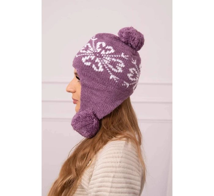 Dámske uši Balbina K381 fialové