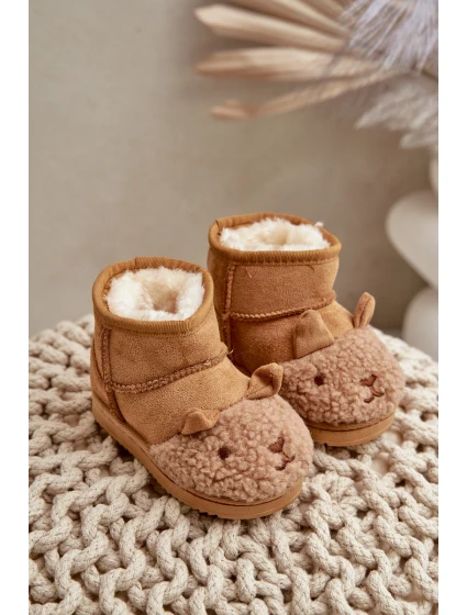Ocieplane Dziecięce Botki Śniegowce Lamy Camel Esandira Ocieplane Dziecięce Botki Śniegowce Lamy Camel Esandira