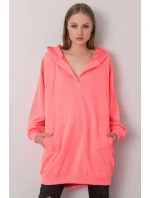 Dámska mikina Model EM-BL-ES-21-528.12X Fluo Pink - Ex Moda Dámska mikina Model EM-BL-ES-21-528.12X Fluo Pink - Ex Moda