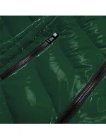 BŁYSZCZĄCA KURTKA DAMSKA Z  ZIELONA model 21243073 - SPEED.A