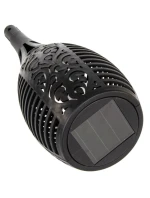 SOLÁRNA BATERKA TANCUJÚCE PLAMENE 12X12X78CM 36 LED XXXL