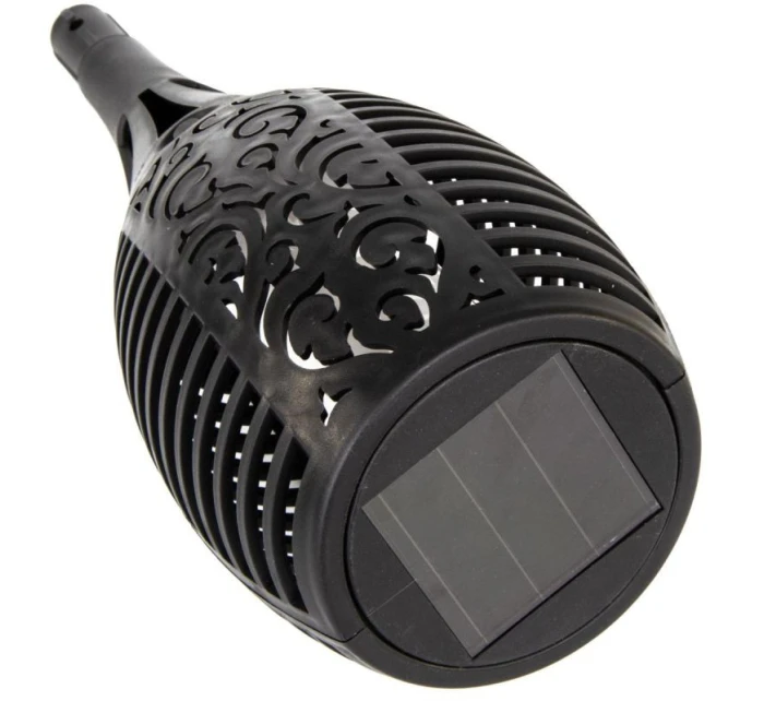 SOLÁRNA BATERKA TANCUJÚCE PLAMENE 12X12X78CM 36 LED XXXL