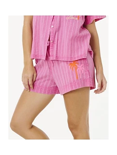Dámske šortky RIP CURL Hotel Malibu Embroid Short, ružové