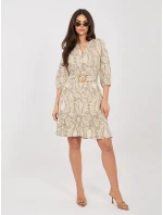 Šaty D74516M30485A dark lilac