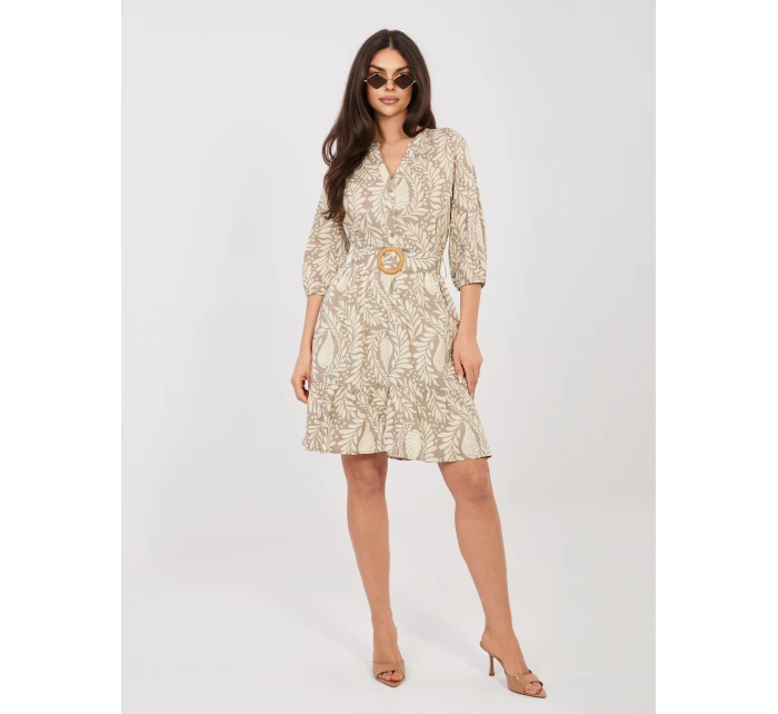 Šaty D74516M30485A dark lilac