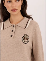 Sweter PM SW model 22401139 beżowy - FPrice Sweter PM SW model 22401139 beżowy - FPrice