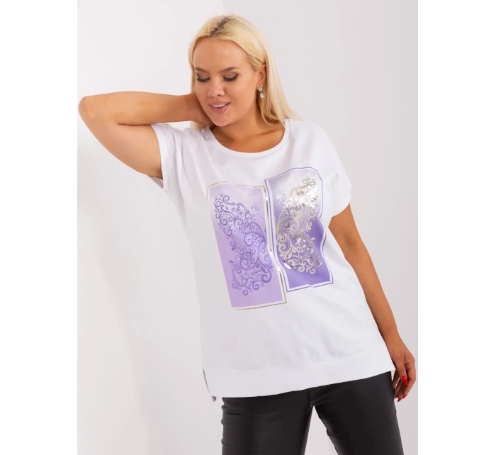 Bluzka RV BZ model 18691566 jasny fioletowy - FPrice Bluzka RV BZ model 18691566 jasny fioletowy - FPrice