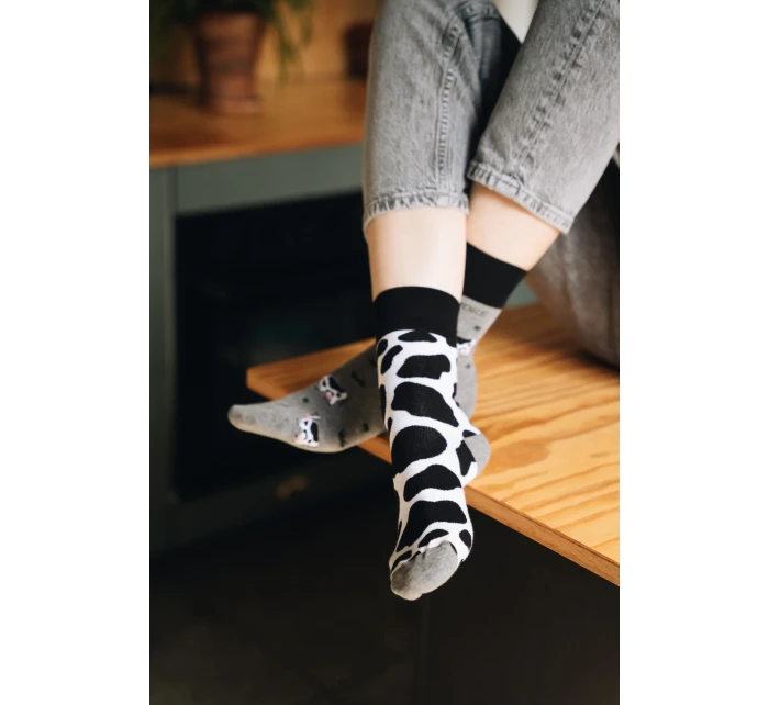 Ponožky Milk 078-A040 Melange Grey - Viac