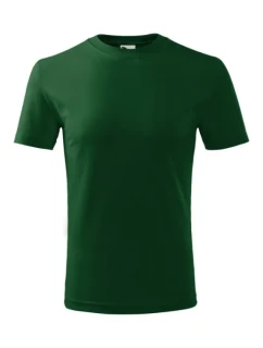 Classic New tričko dětské lahvově zelená