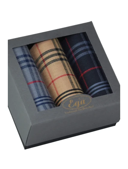 Pánské kapesníky komplet 3 kusy model 19484479 - EGA Pánské kapesníky komplet 3 kusy model 19484479 - EGA