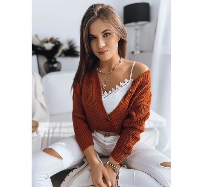 Dámsky sveter MINSTRAL červený FashionStreet MY1612 Dámsky sveter MINSTRAL červený FashionStreet MY1612