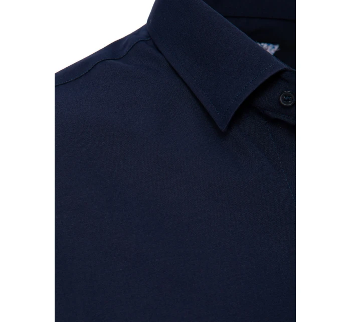 Pánska elegantná tmavomodrá košeľa FashionStreet DX2477