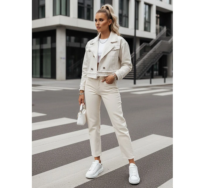 Dámská džínová bunda light beige Dstreet model 21972707 - FashionStreet