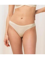 Dámské tanga Aura Spotlight High Leg string krémová - Triumph Dámské tanga Aura Spotlight High Leg string krémová - Triumph