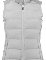 Cutter & Buck Oak Harbor Vest Women Dámska hybridná vesta 68.1477 strieborná