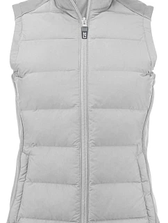 Cutter & Buck Oak Harbor Vest Women Dámska hybridná vesta 68.1477 strieborná