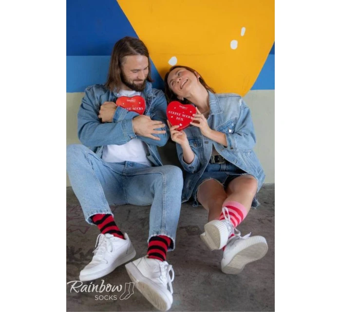 Ponožky BOX 2  Srdce Rainbow Socks model 21645228 - ZOOKSY/RAINBOW SOCKS
