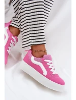 Dámské Tenisky Na Platformě Fuchsie model 21694934 - Boto Dámské Tenisky Na Platformě Fuchsie model 21694934 - Boto