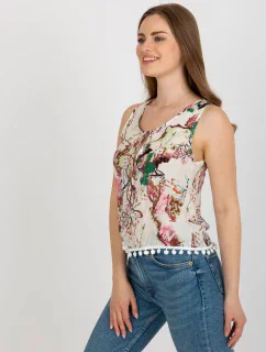 Blúzka AT BZ 2202B.70 biele a zelené