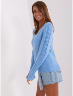 Sweter AT SW 2329.98P jasny niebieski