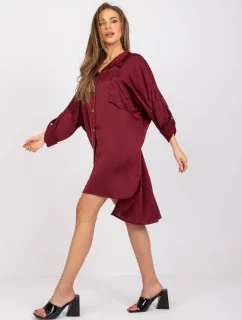 Sukienka DHJ SK  bordowy model 21110848 - FPrice