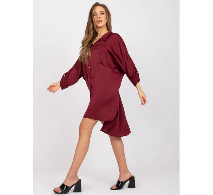 Šaty DHJ SK 13938 1.63P bordová