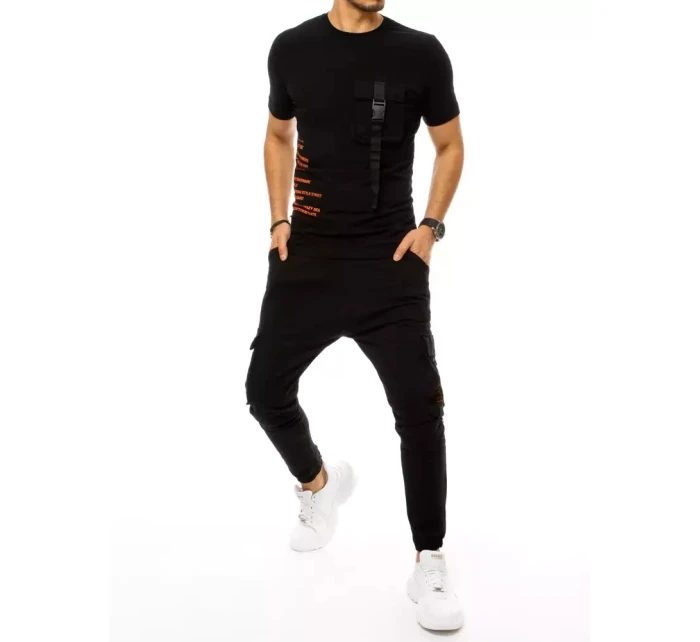 Pánské černé tepláky Dstreet model 21962931 - FashionStreet Pánské černé tepláky Dstreet model 21962931 - FashionStreet