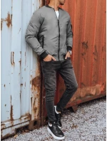 Pánska bunda bomber graphite FashionStreet TX3824