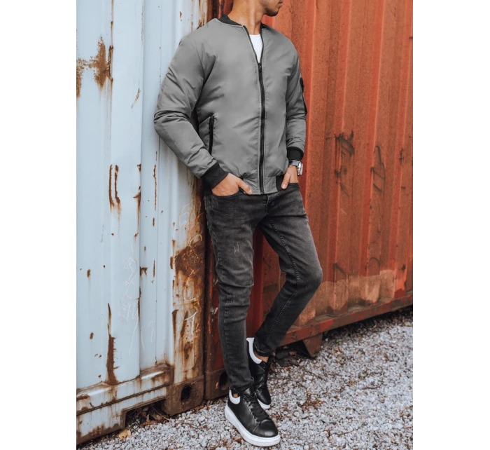 Pánska bunda bomber graphite FashionStreet TX3824