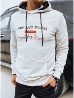 Pánská mikina s potiskem světle šedá model 21976102 - Dstreet Pánská mikina s potiskem světle šedá model 21976102 - Dstreet