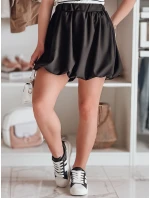 Dámska mini sukňa PUFFELLA čierna FashionStreet CY0500