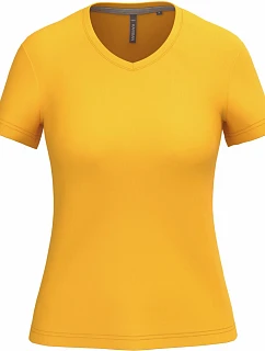 K Dámské tričko s výstřihem do V 20.K yellow model 22508259 - Kariban