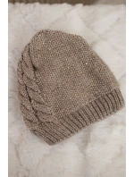 Dámska čiapka Amira K359 dark beige Dámska čiapka Amira K359 dark beige