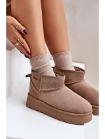 sněhule na platformě Big Star béžové model 21677565 - Big Star Shoes