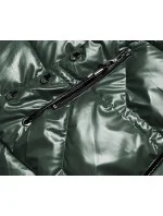 Zelená dámská bunda s kapucí model 17099097 - S'WEST