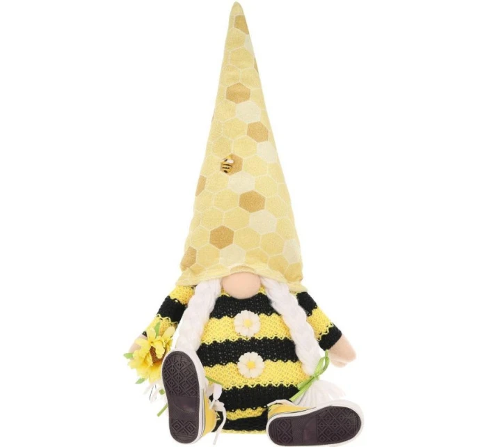 GNOM SITTING GHOST 35+6CM IN TRAMPS SPRING DECORATION detské GNOM SITTING GHOST 35+6CM IN TRAMPS SPRING DECORATION detské