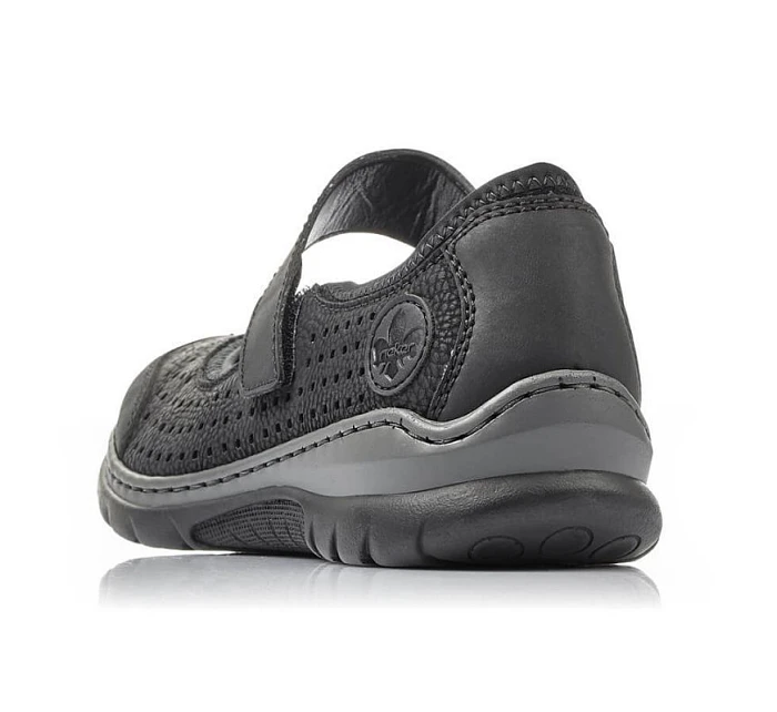 Pohodlná polobotka W černá model 22050507 - Rieker Pohodlná polobotka W černá model 22050507 - Rieker