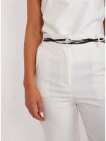 Spodnie DHJ SP model 20113124 ecru - FPrice Spodnie DHJ SP model 20113124 ecru - FPrice
