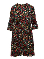 model 18002734 Šaty s nařasenými rukávy model 8 - Moe model 18002734 Šaty s nařasenými rukávy model 8 - Moe