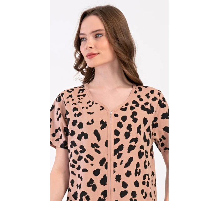 Dámske šaty s krátkym rukávom Leopard Home