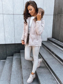 Dámska zimná bunda SNOW beige FashionStreet TY3817