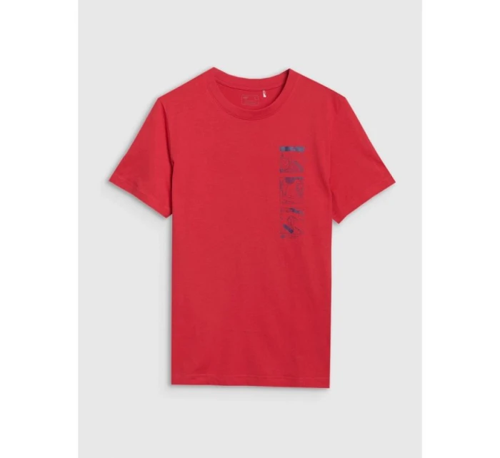 Pánske tričko s potlačou 4F 4FRSS25TTSHM2982-62S Pánske tričko s potlačou 4F 4FRSS25TTSHM2982-62S