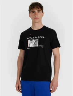 Pánske tričko s potlačou 4F 4FWAW25TTSHM3130-20S